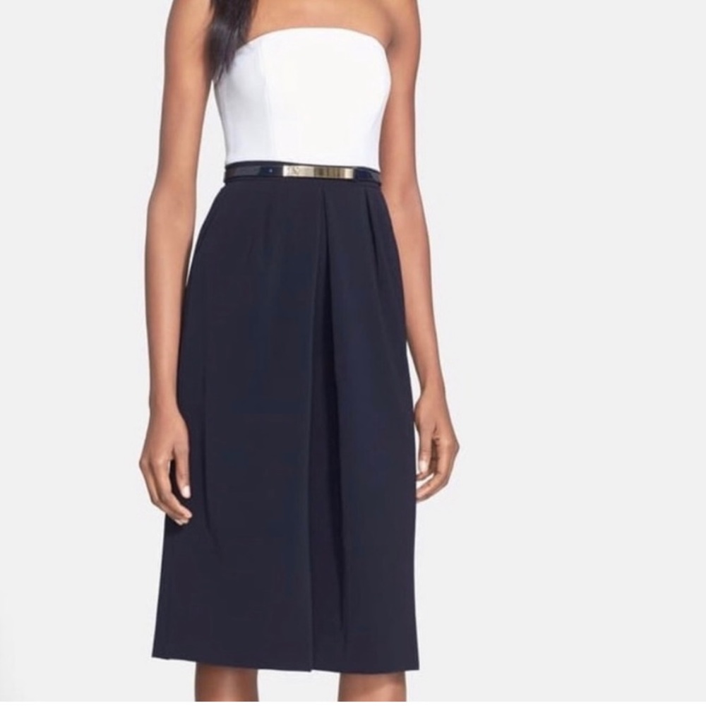 Ted Baker Halyn Culottes Jumpsuit navy & white